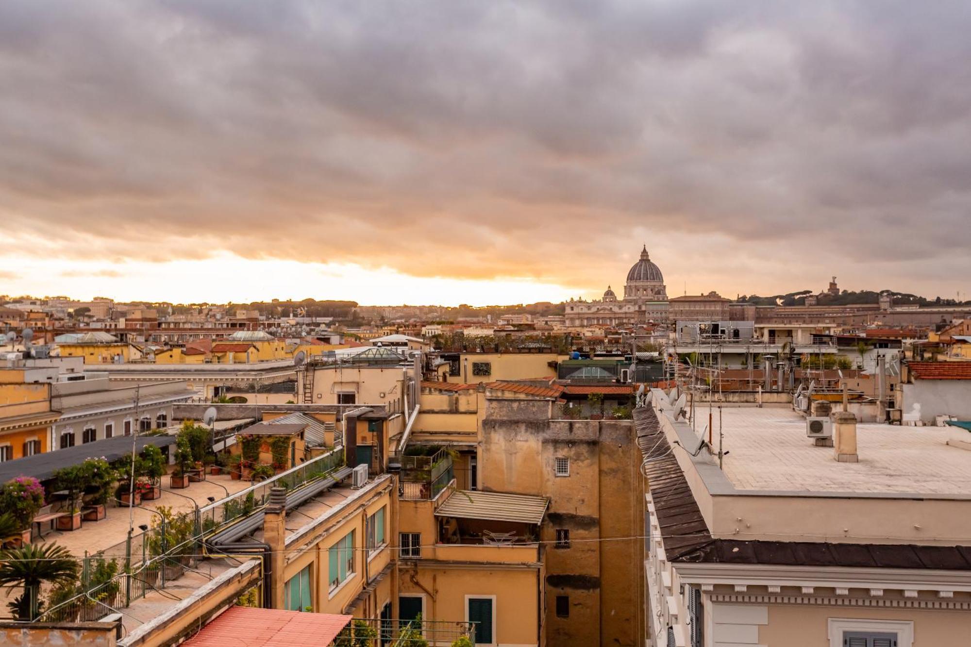 Skyline Penthouse With Private Rooftop Apartamento Roma
